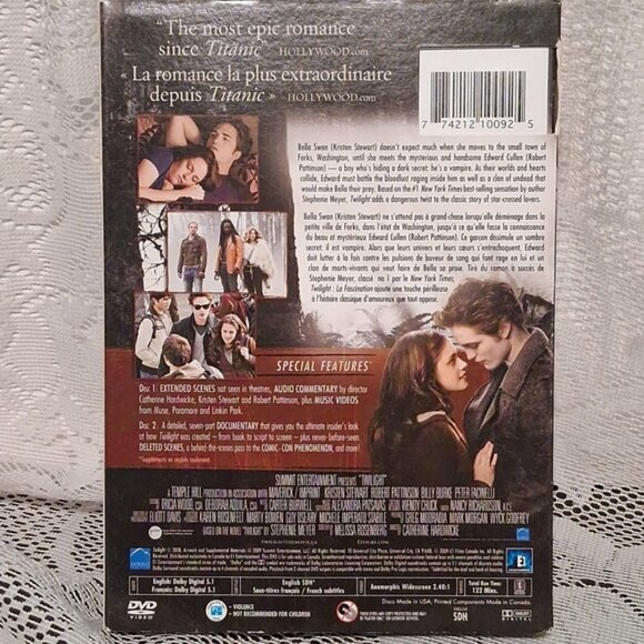 Twilight DVDs - 2 DVD Special Edition - Picture 2 of 5